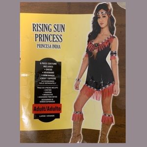 Women’s size large Indian princess costume.